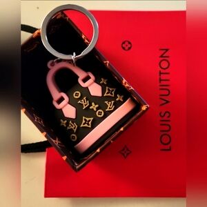 Louis Vuitton Brown Purse Key Chain Collectible Novelty Trinket Shoulder Bag